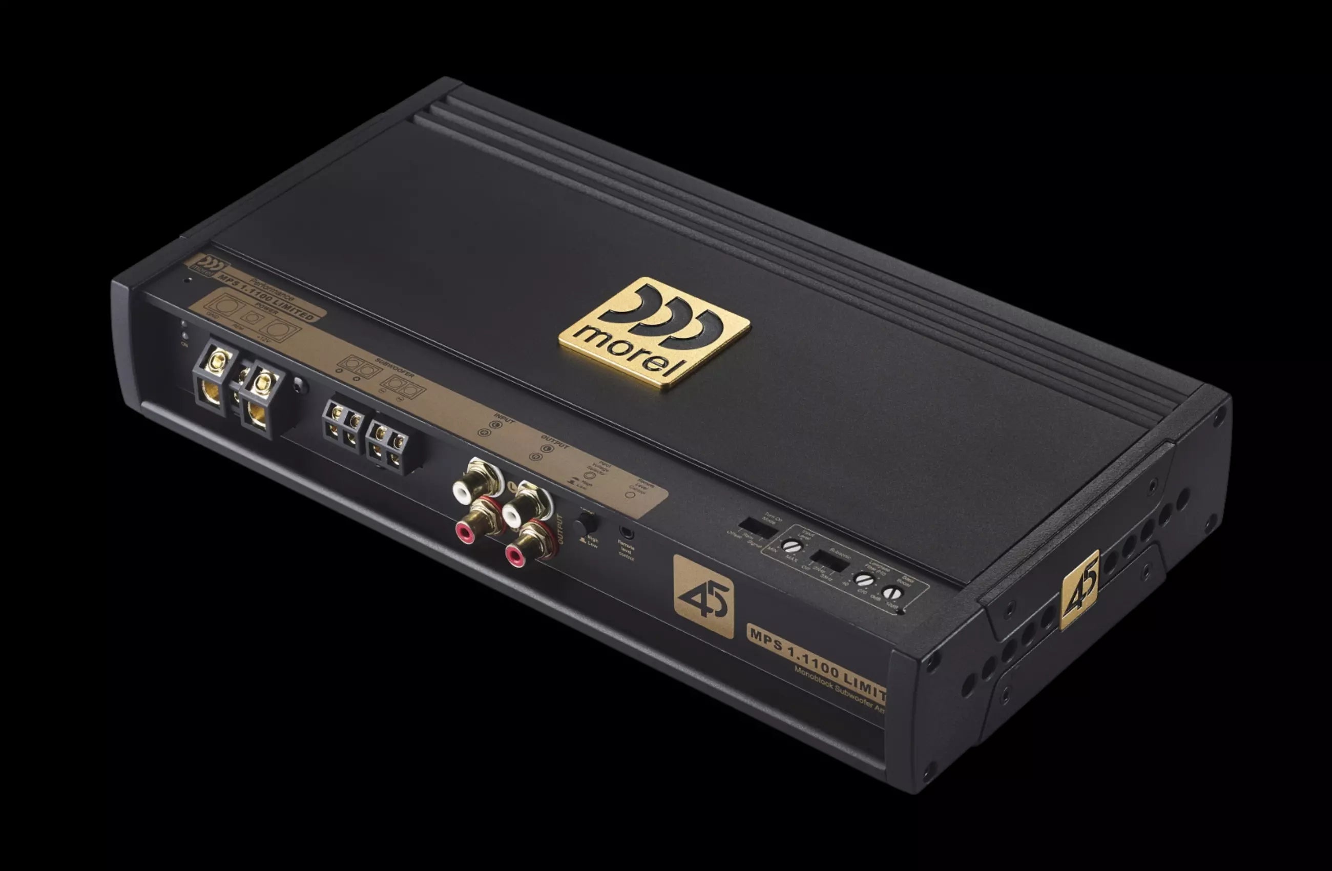 Morel MPS 1.1100 LIMITED | Mono Subwoofer Amplifier - 1,100 Watts RMS at 2 Ohms