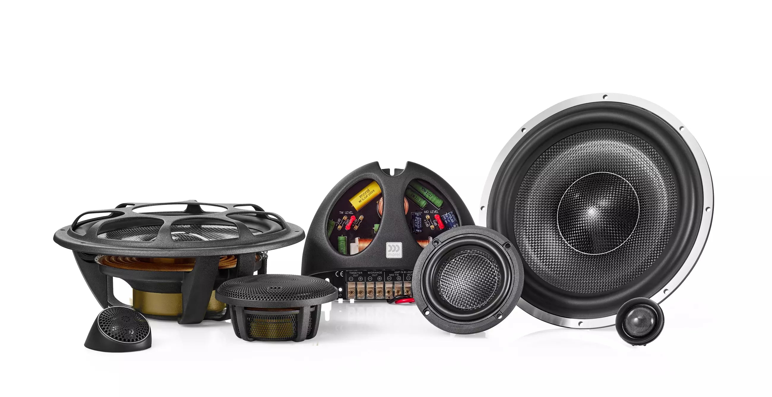 Morel Elate Carbon 93A | 9" 3-way Component Set