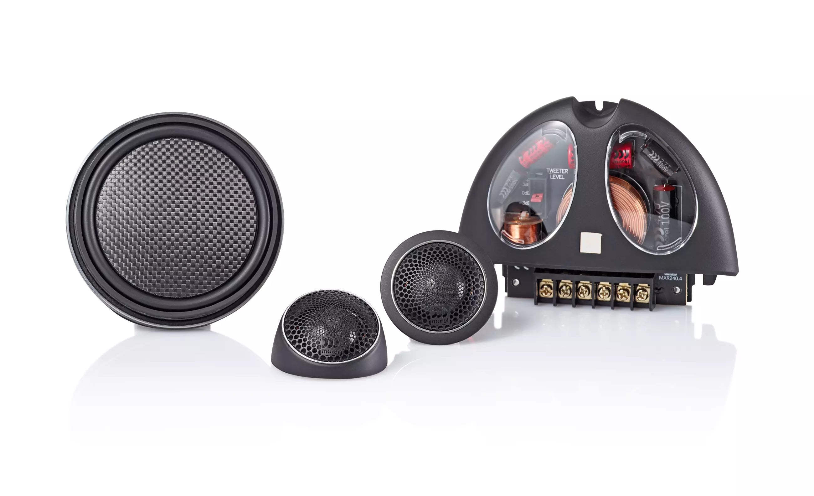 Morel Virtus Nano Carbon 42 | 4" 2-Way Component Set