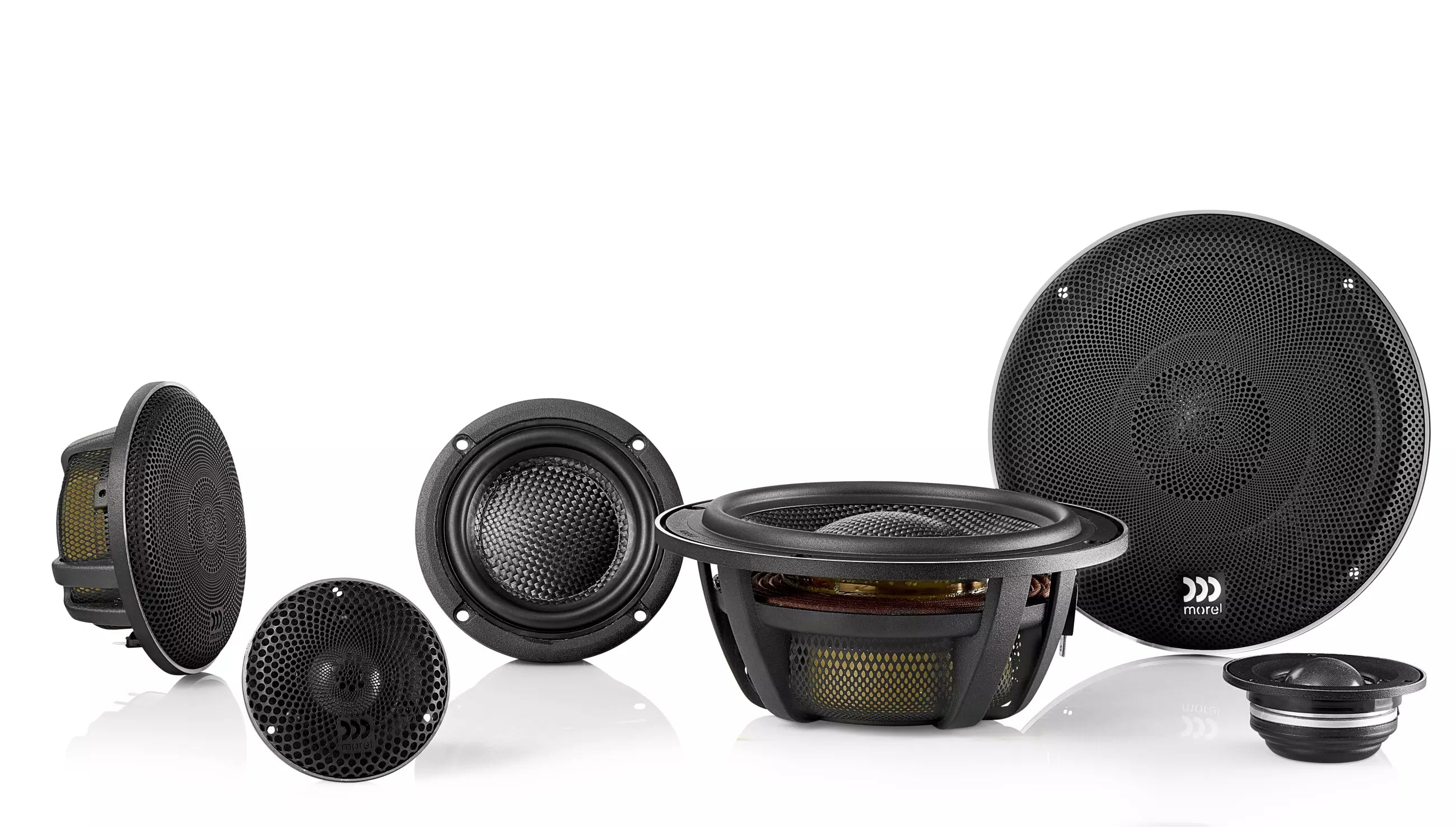 Morel Elate Carbon Pro 63A | 6.5" 3-way Component Set