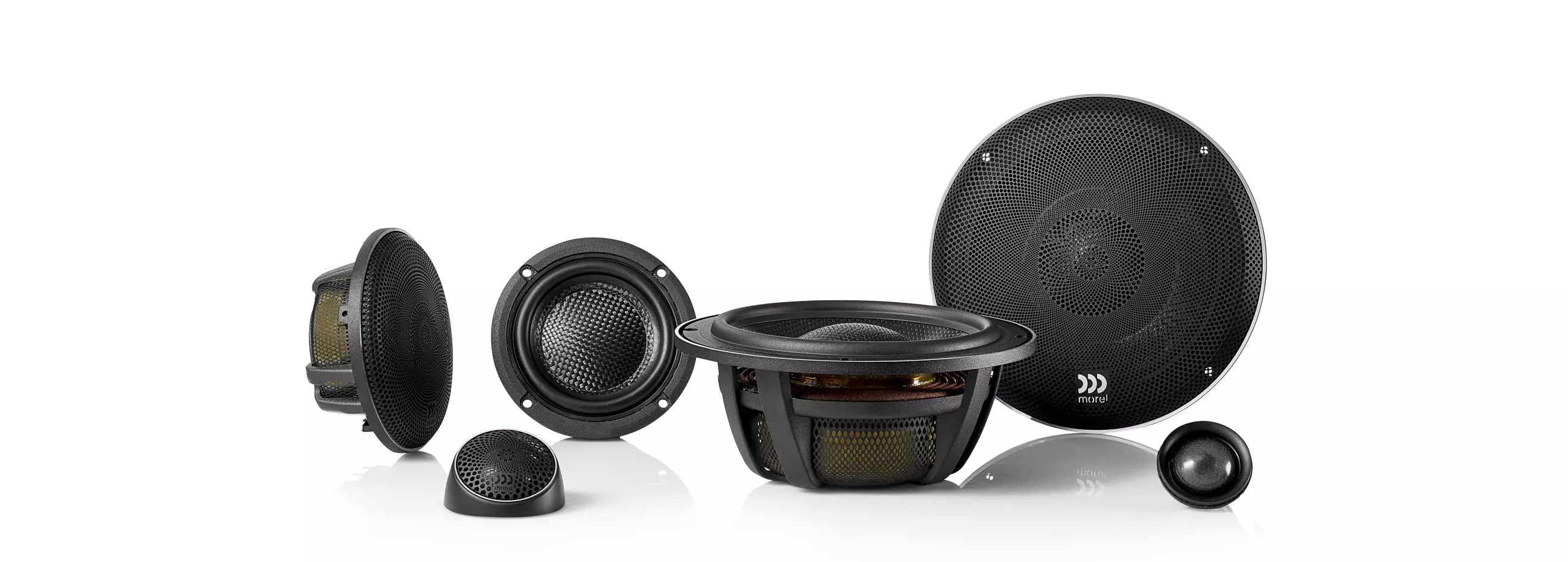 Morel Elate Carbon 63A | 6.5" 3-way Component Set