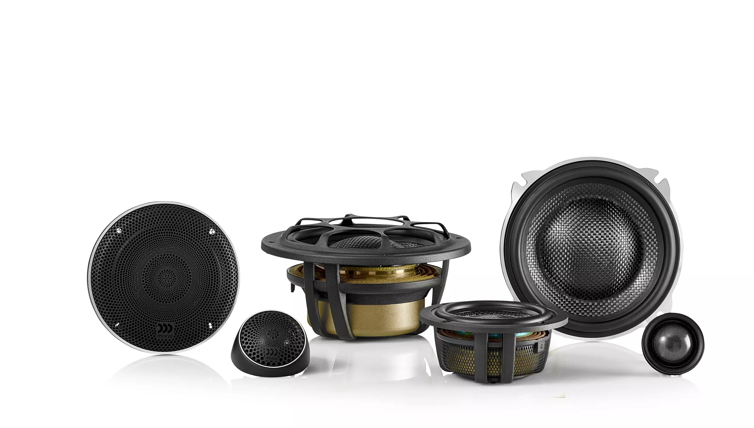 Morel Elate Carbon 53A | 5.25" 3-way Component Set