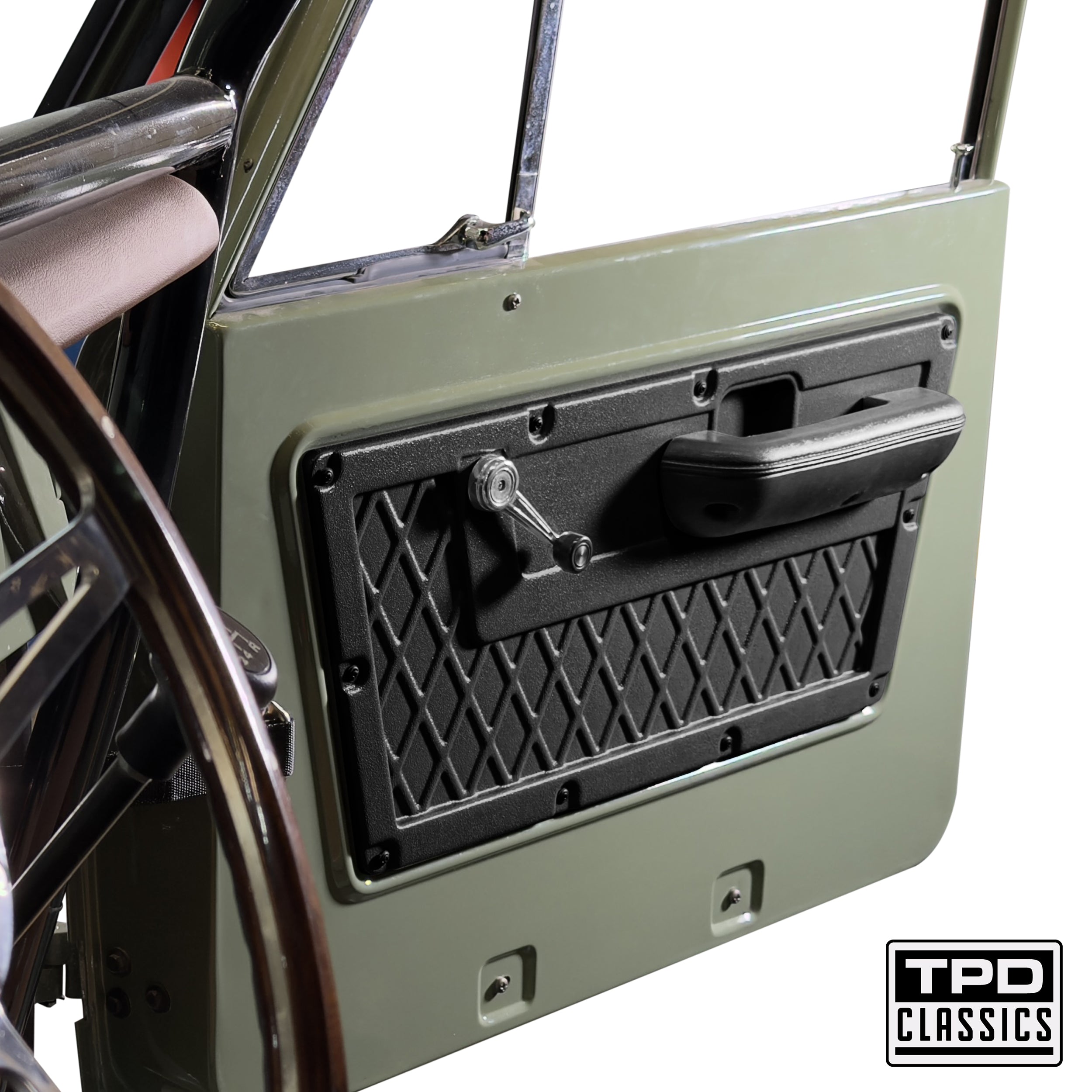 TPD Classics Customline Molded ABS Door Panel Set for 1968-1977 Ford Bronco