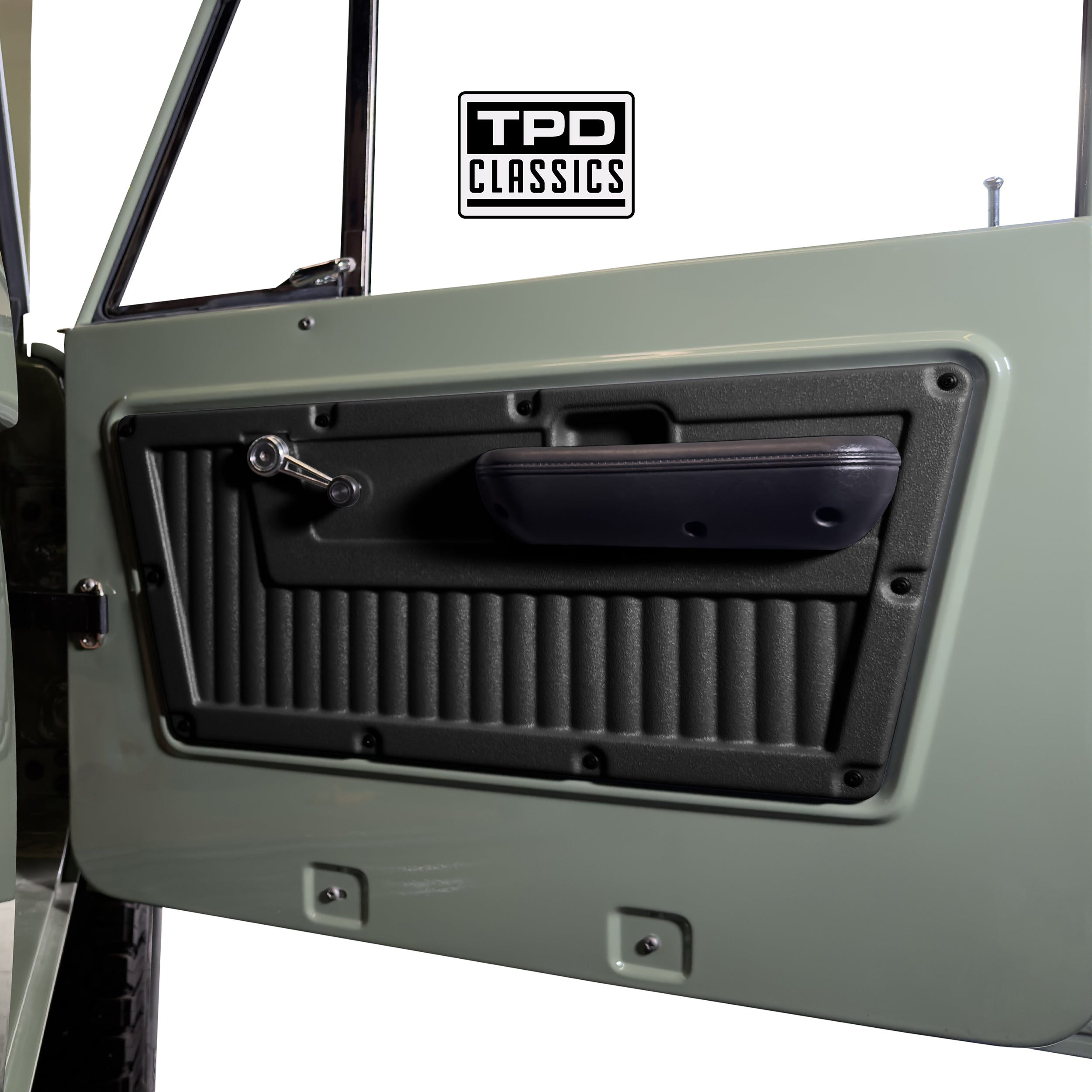 TPD Classics Customline Molded ABS Door Panel Set for 1968-1977 Ford Bronco