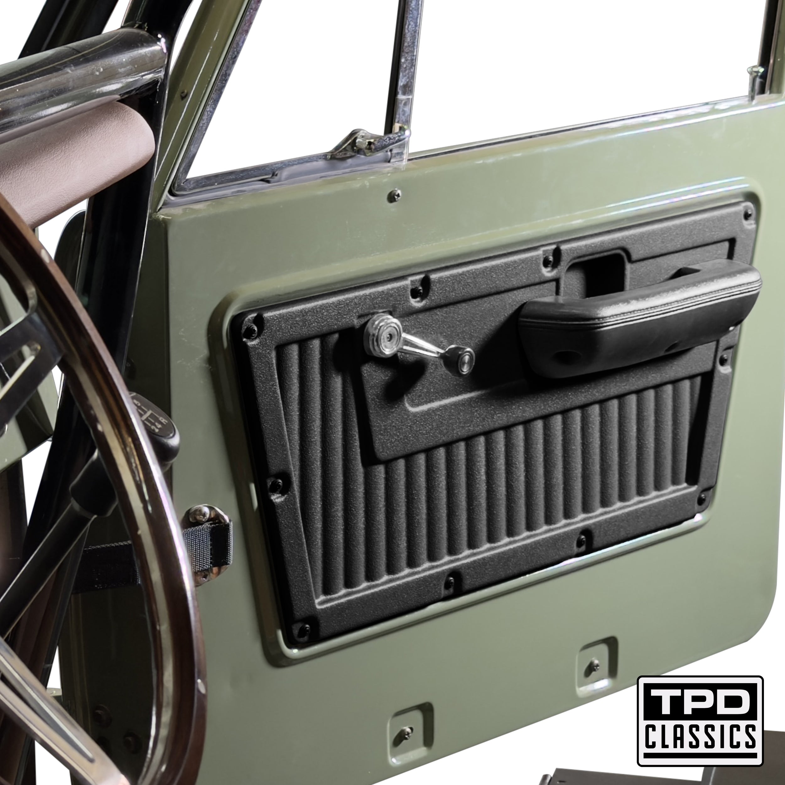 TPD Classics Customline Molded ABS Door Panel Set for 1968-1977 Ford Bronco