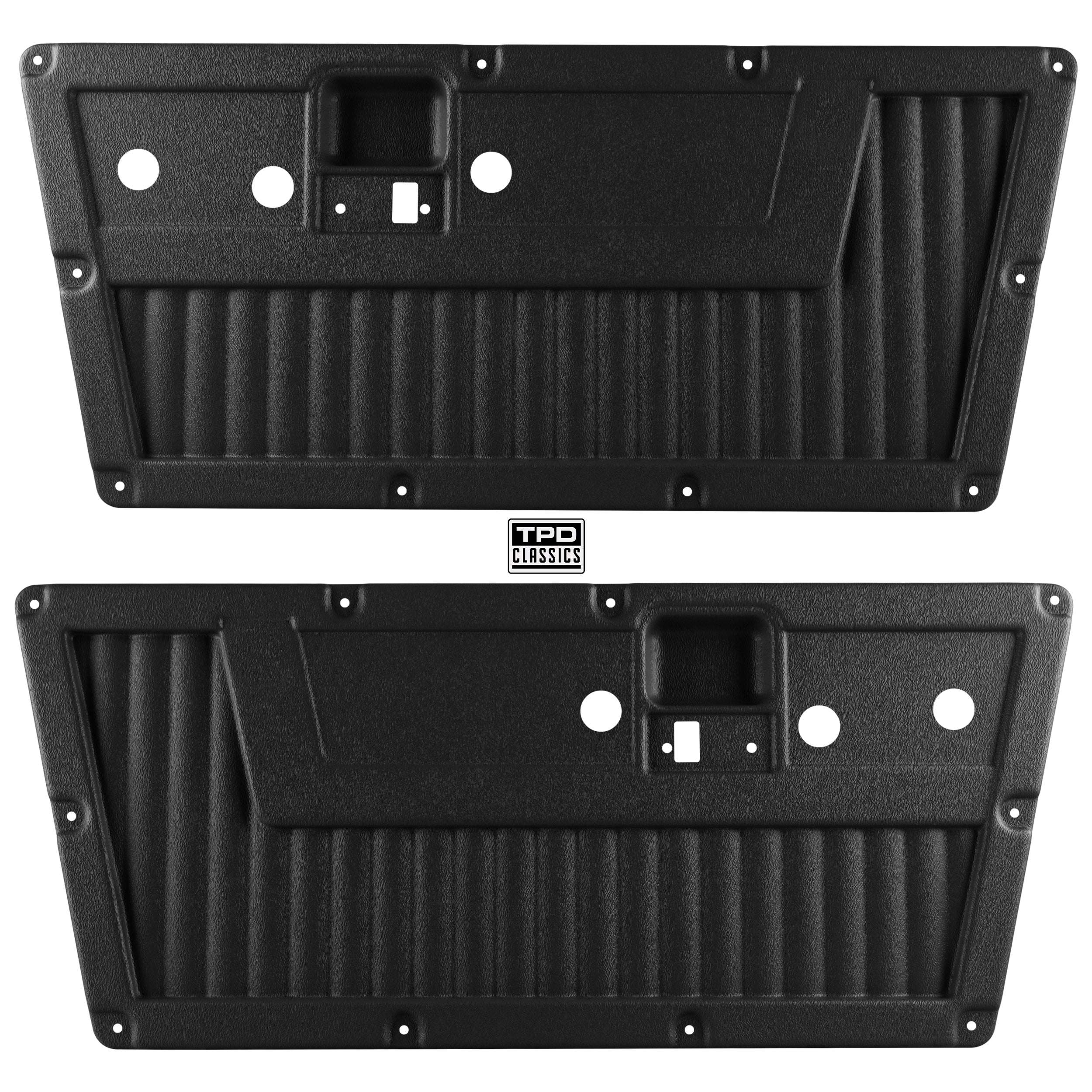 TPD Classics Customline Molded ABS Door Panel Set for 1968-1977 Ford Bronco