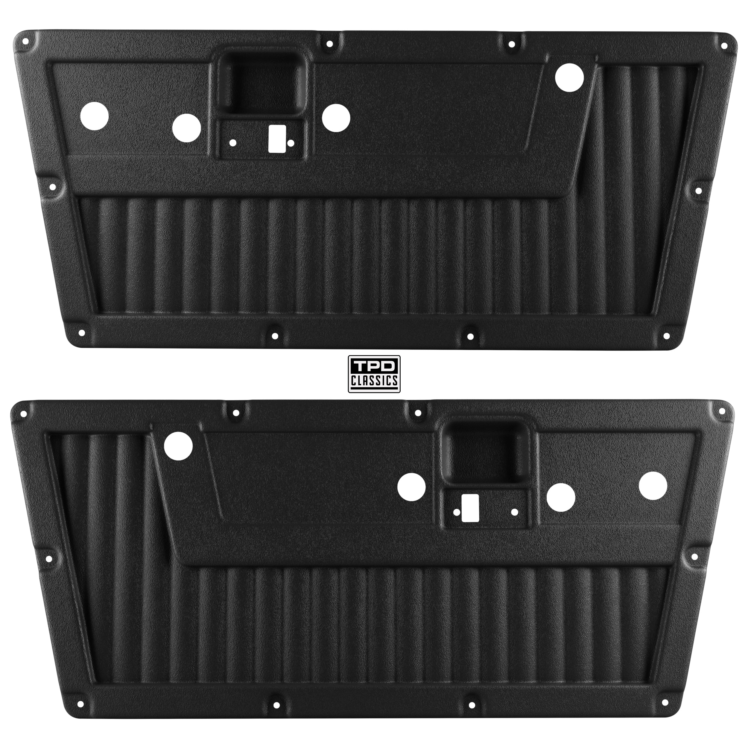 TPD Classics Customline Molded ABS Door Panel Set for 1968-1977 Ford Bronco