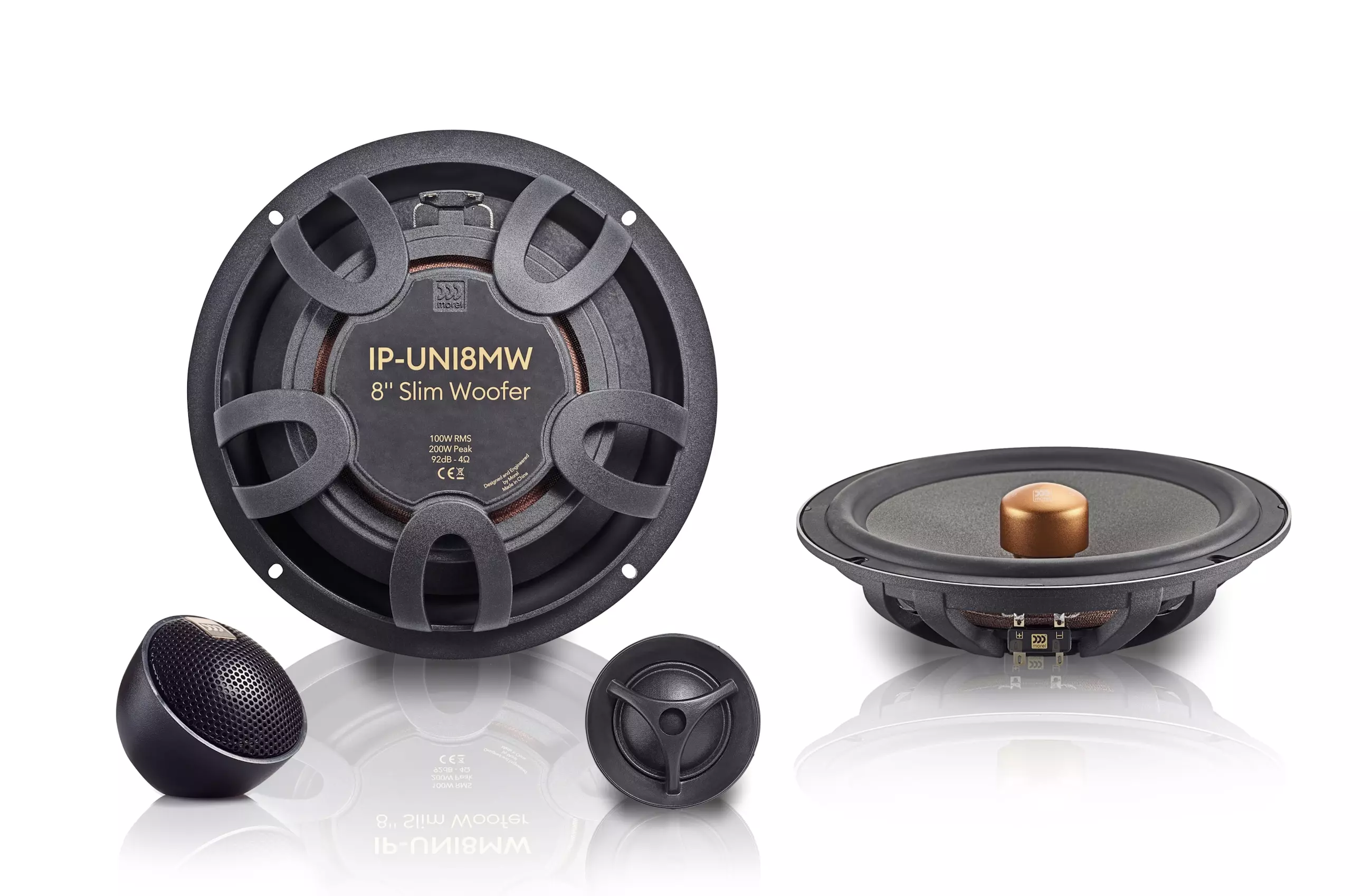 Morel IP-UNI82 | Universal Series Shallow-Mount 8" Component Set