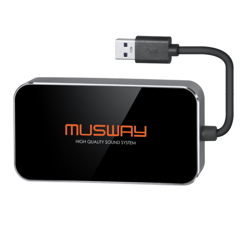 Musway BTS-HD | aptX HD USB Bluetooth Dongle for Hi-Res Audio Streaming