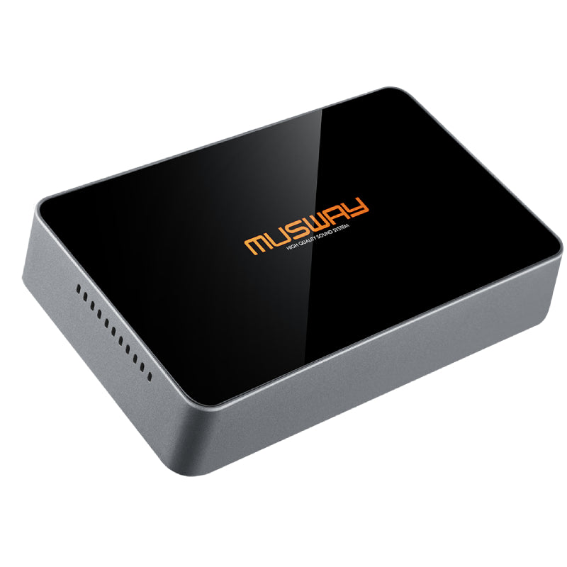 Musway D1S | 4-Channel Class-AB Amplifier with 6-Channel Digital Sound Processor 38Wx4 @ 2 Ohms-13.8V