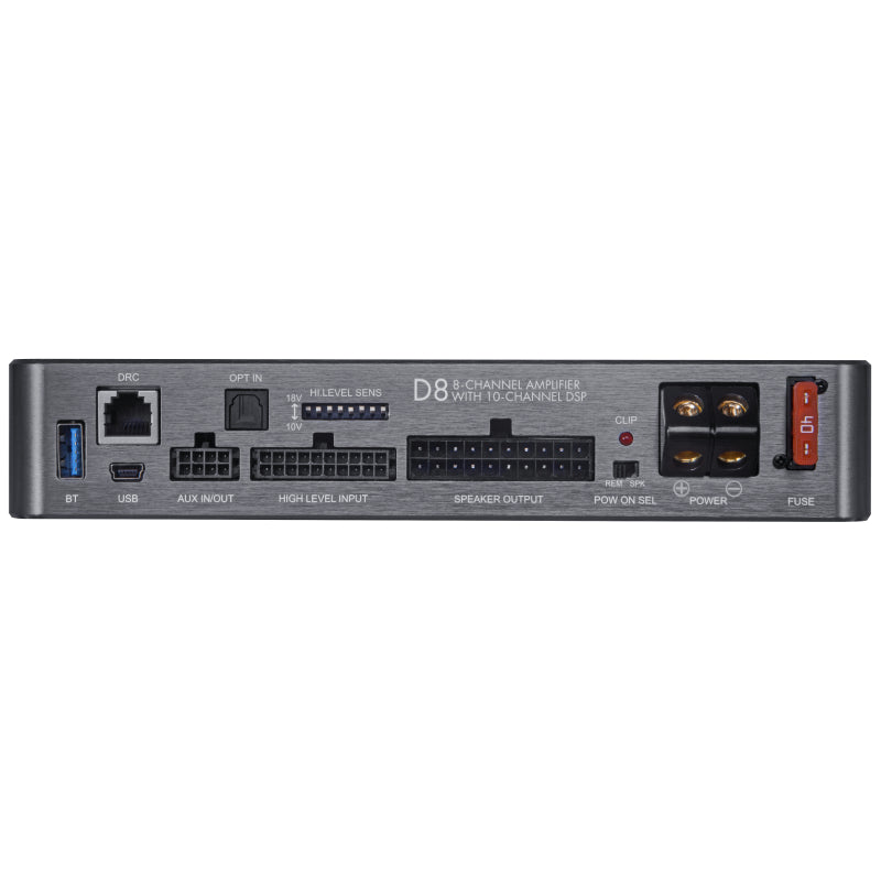 Musway D8 | 8-Channel Full Range Class D Amplifier with 10-Channel Digital Sound Processor