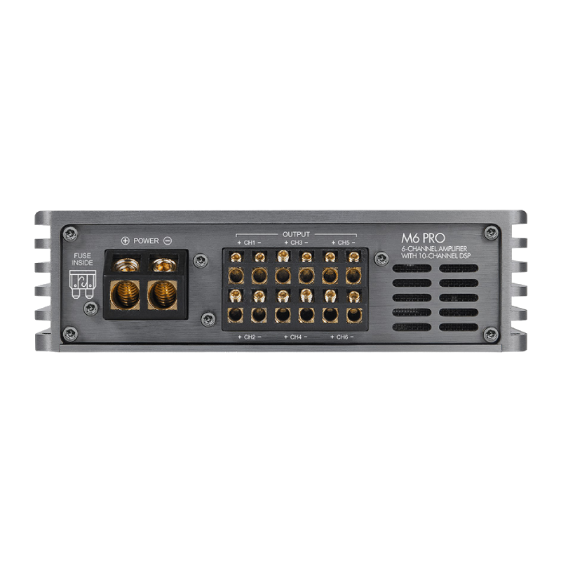 Musway M6PRO | 6-Channel Full Range Class D Amplifier with 10-Channel Digital Sound Processor
