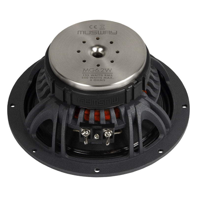Musway MG6.2A | 6.5" MG Series 125W RMS 4 Ohms, Active 2-way Component Set