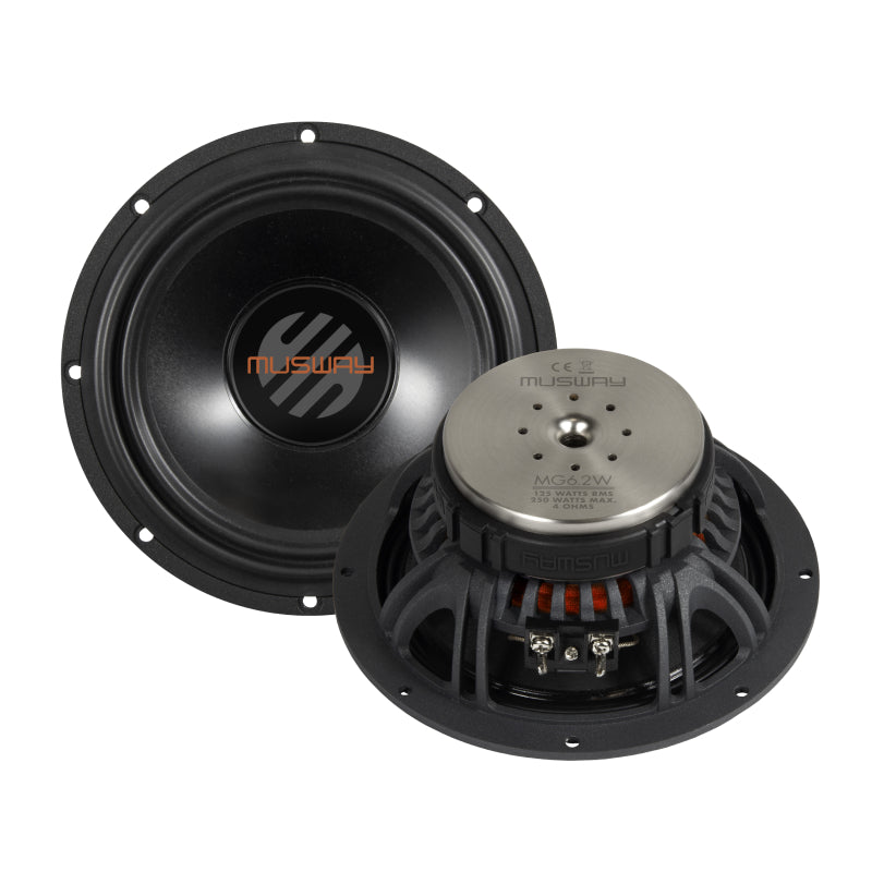 Musway MG6.2W | 6.5" MG Series 125W RMS 4 Ohms, Midbass Woofer