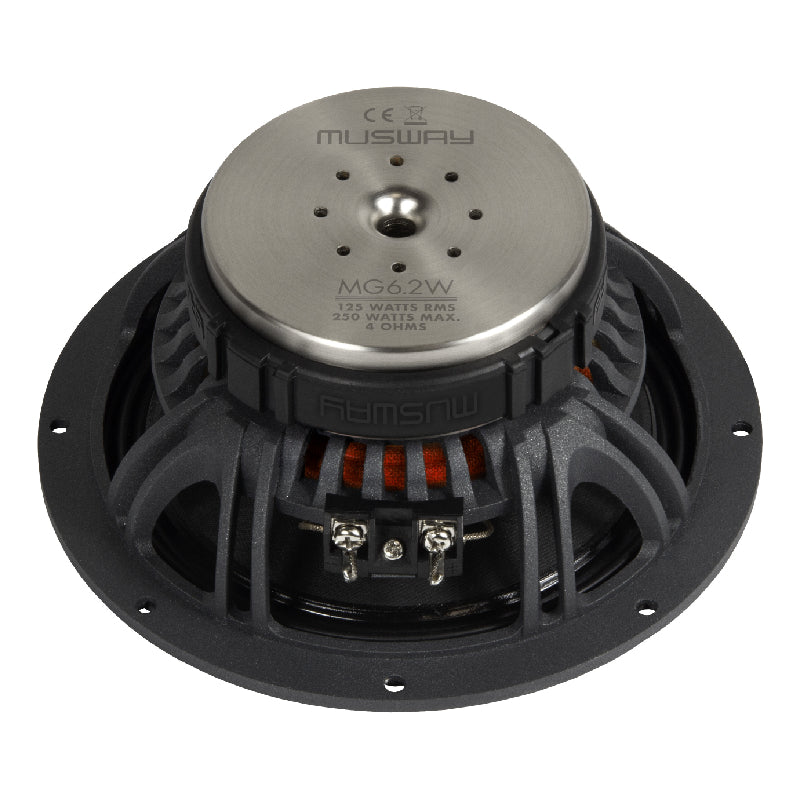 Musway MG6.2W | 6.5" MG Series 125W RMS 4 Ohms, Midbass Woofer