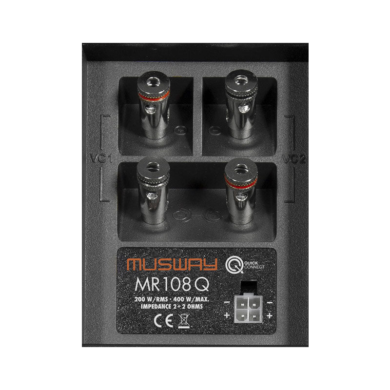 Musway MR108Q | Single-Bassreflex-System with 8" Subwoofers