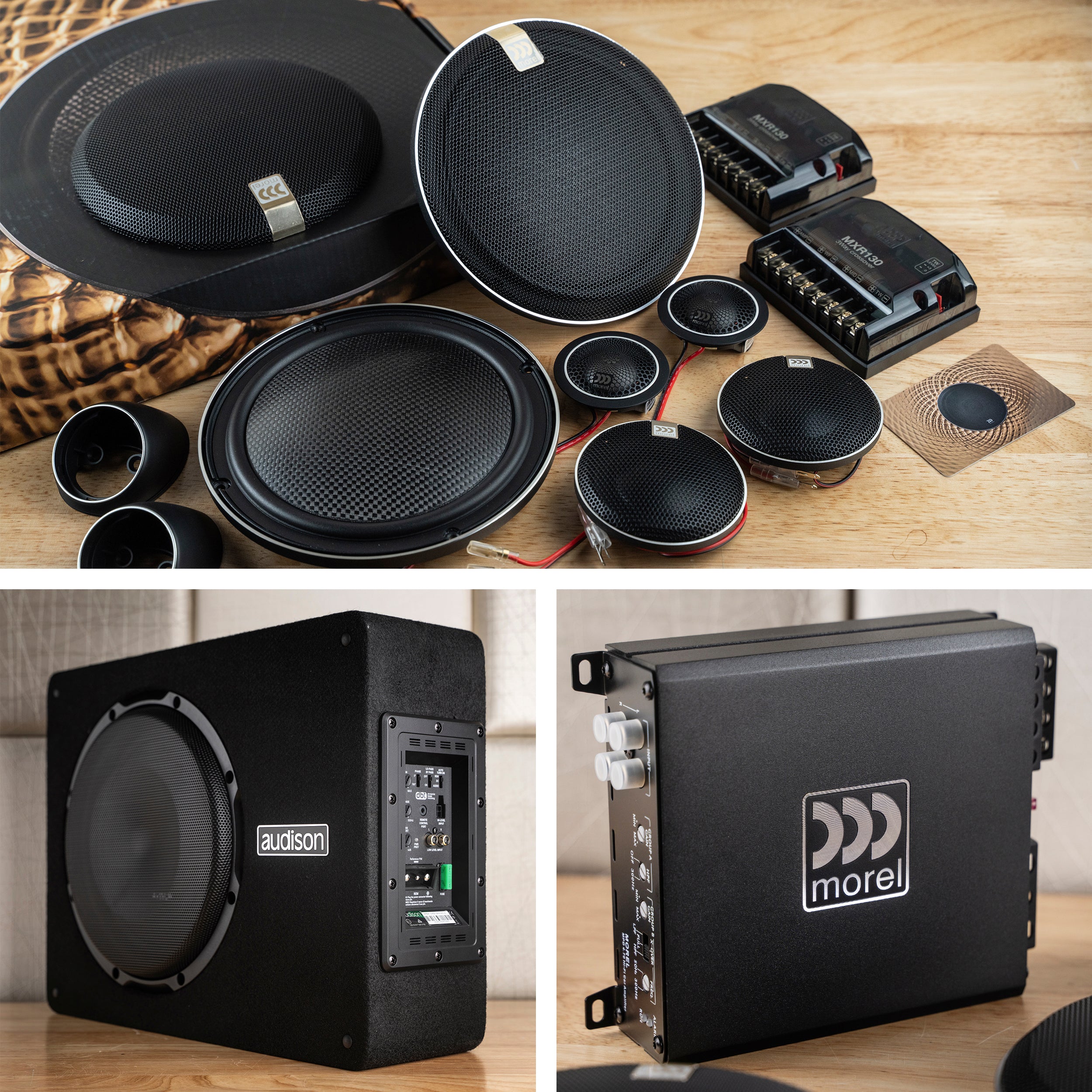 Builder's Package Two | 3-Way System + Amp & Sub Combo