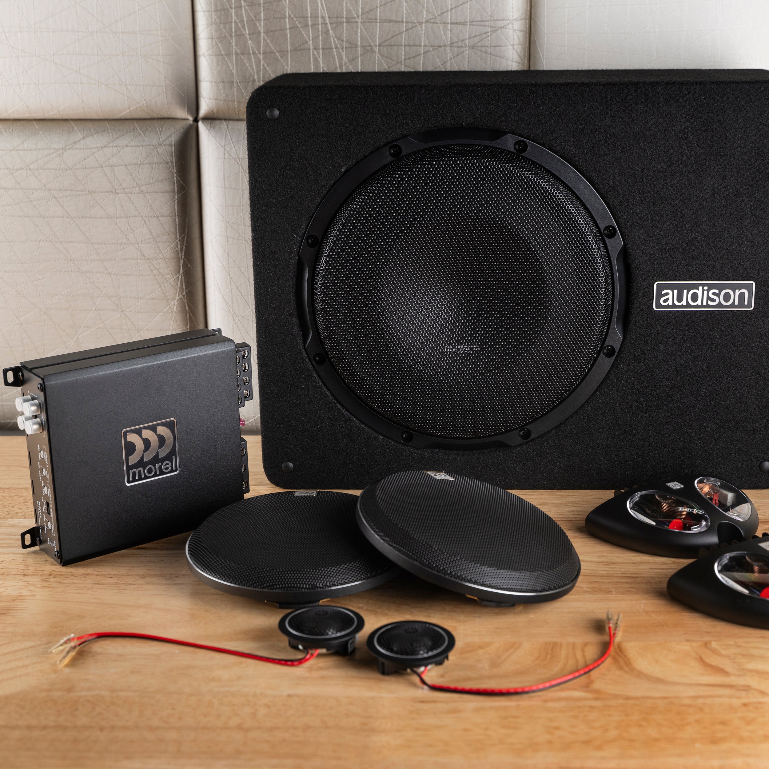 Builder's Package One | 2-Way System + Amp & Sub Combo