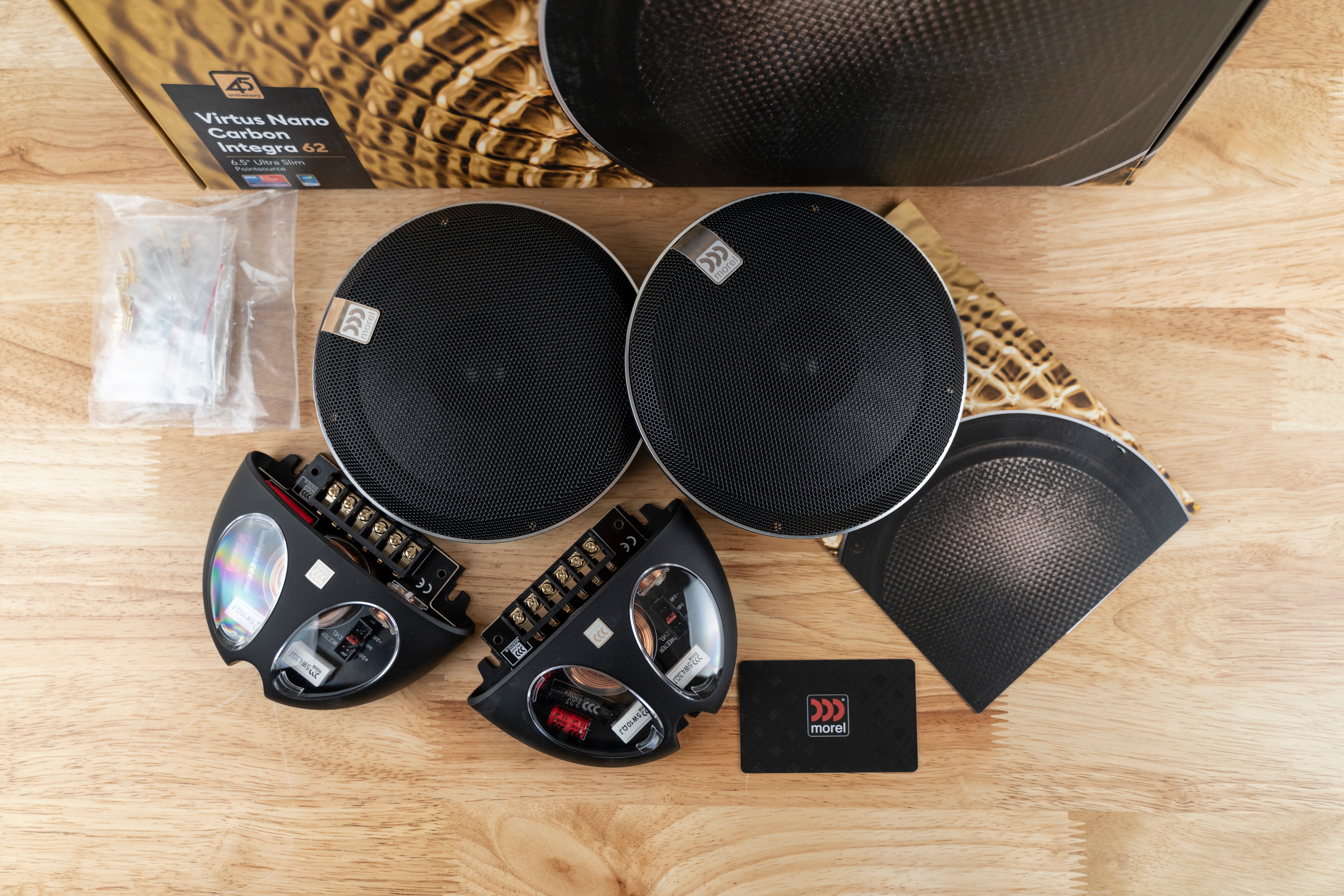 Morel Virtus Nano Carbon Integra 62 | 6.5" Coaxial Component Set