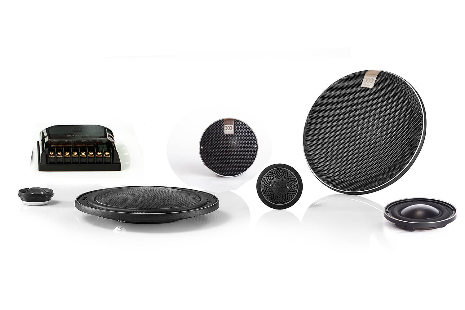Morel Virtus Nano Carbon 63 | 6.5" 3-Way Component Set
