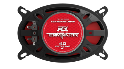 MTX TERMINATOR46 | 4" x 6" 2-Way 40-Watt RMS 4Ω Coaxial Speaker Pair