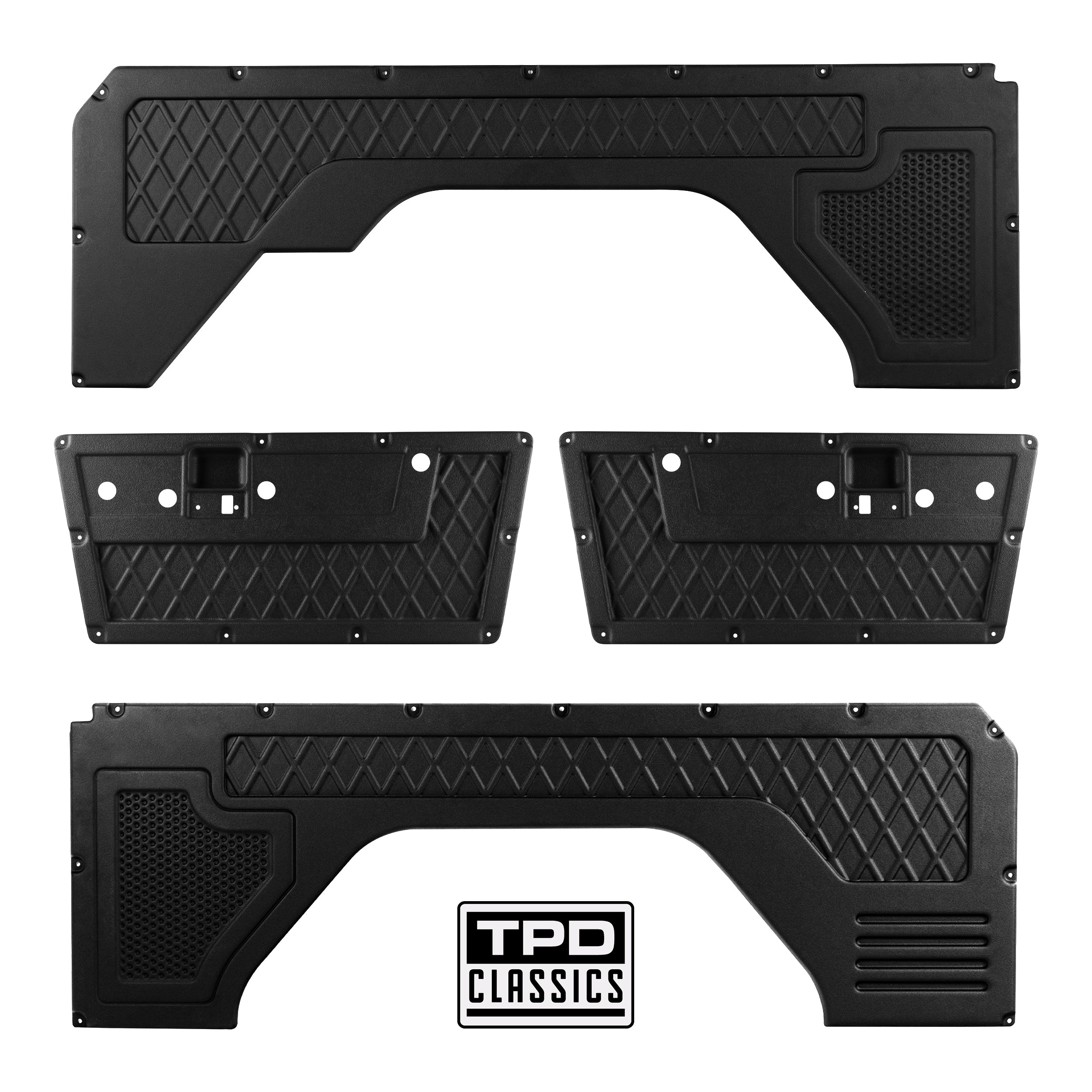 TPD Classics Customline Interior Panel Bundle for 1966–1976 Ford Bronco