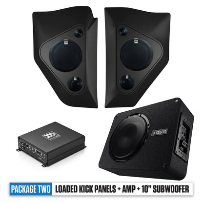 1947- 1955 Chevy/GMC Pickup Kick Panels, Amp & 10" Subwoofer PACKAGE 2