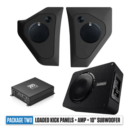 1955- 1959 Chevy/GMC Pickup Kick Panels, Amp & 10" Subwoofer PACKAGE 2
