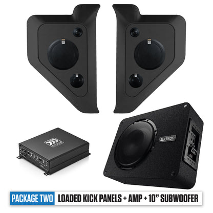 1960- 1963 Chevy/GMC C10 Kick Panels, Amp & 10" Subwoofer PACKAGE 2
