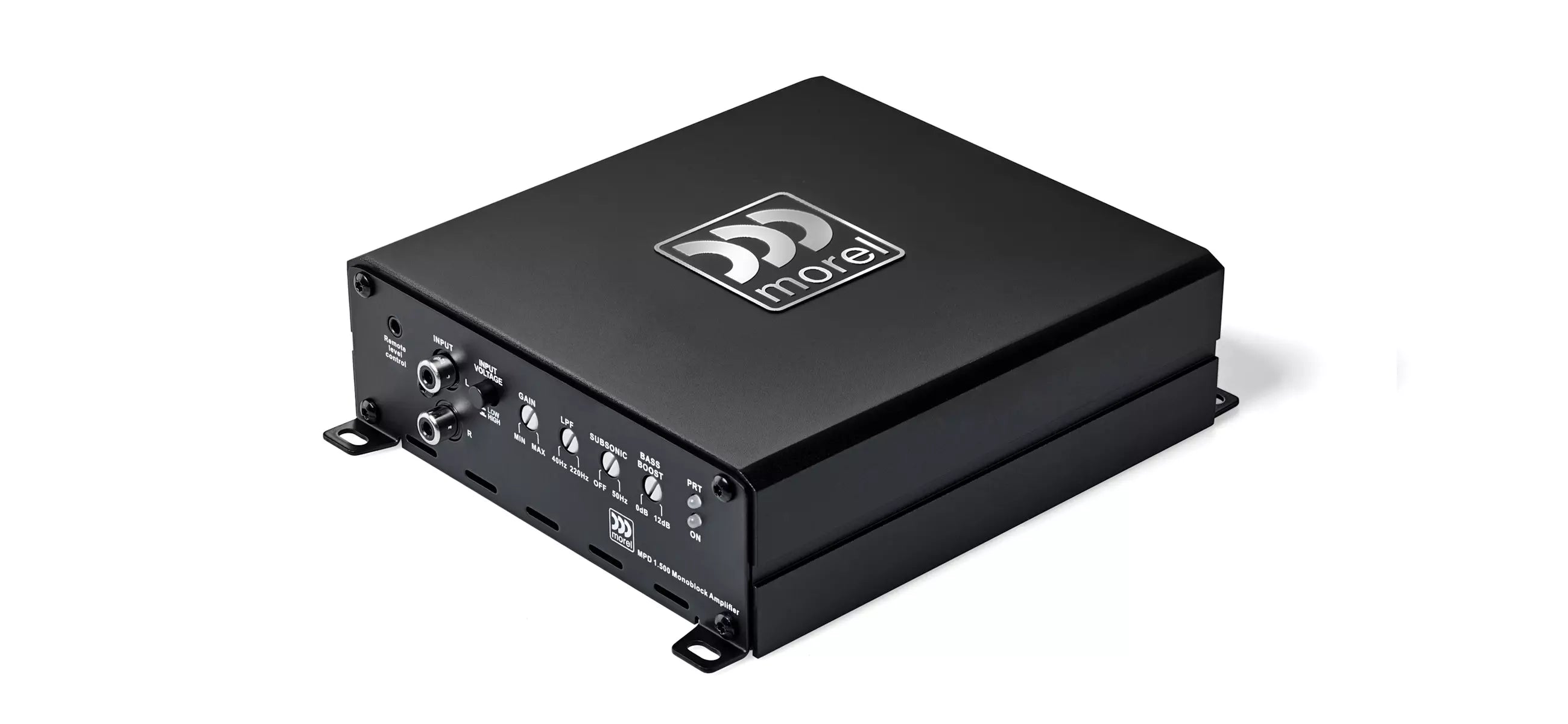 Morel MPD 1.500 Mono Subwoofer Amplifier — 550 watts RMS x 1 at 2 ohms