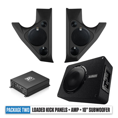 1967-1972 Chevy C10 Kick Panels, Amp & 10" Subwoofer PACKAGE 2