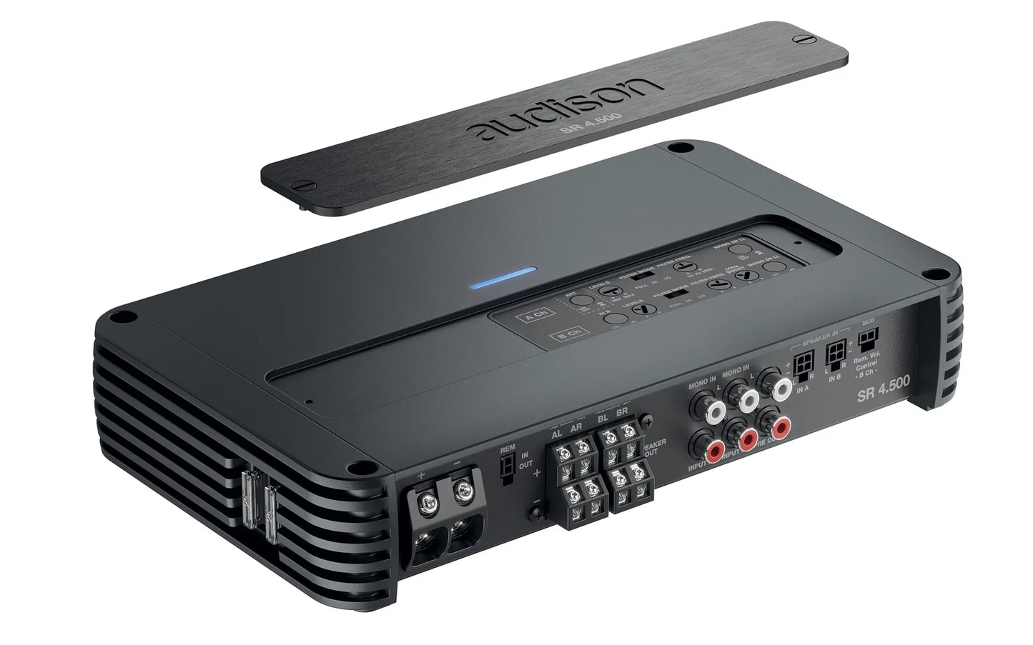 Audison SR 4.500 Amplifier | 880 W total power | 4 x 220 W @ 2ohm | D-class