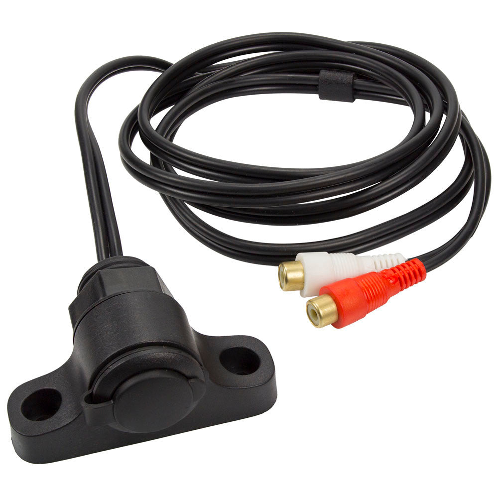 Waterproof 3.5MM Aux In to RCA