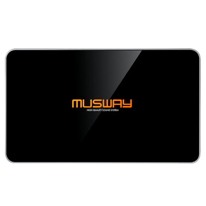 MUSWAY D1S 4-Channel Class-AB Amplifier with 6-Channel Digital Sound Processor 38Wx4 @ 2 Ohms-13.8V