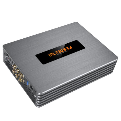 MUSWAY M4+ 4-Channel Full Range Class D Amplifier with 8-Channel Digital Sound Processor