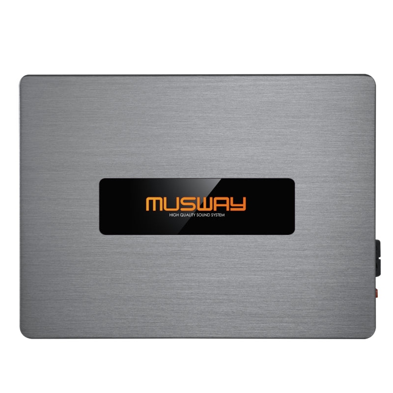 MUSWAY M4+ 4-Channel Full Range Class D Amplifier with 8-Channel Digital Sound Processor