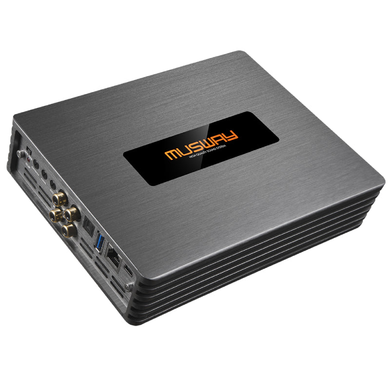 MUSWAY M6 6-Channel Full Range Class D Amplifier with 8-Channel Digital Sound Processor