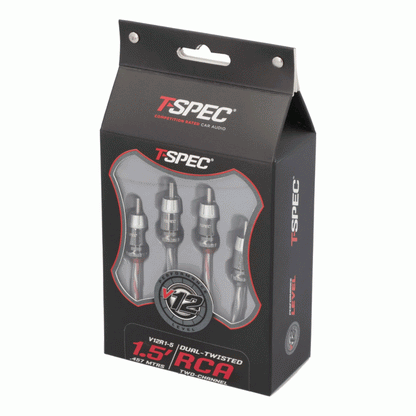 T-Spec V12R1-5 RCA v12 Series 2-Channel Audio Cable - 1.5 FT