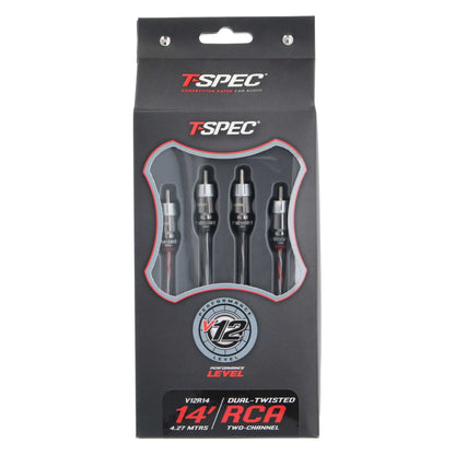 T-Spec V12R14 RCA v12 Series 2-Channel Audio Cable - 14 FT