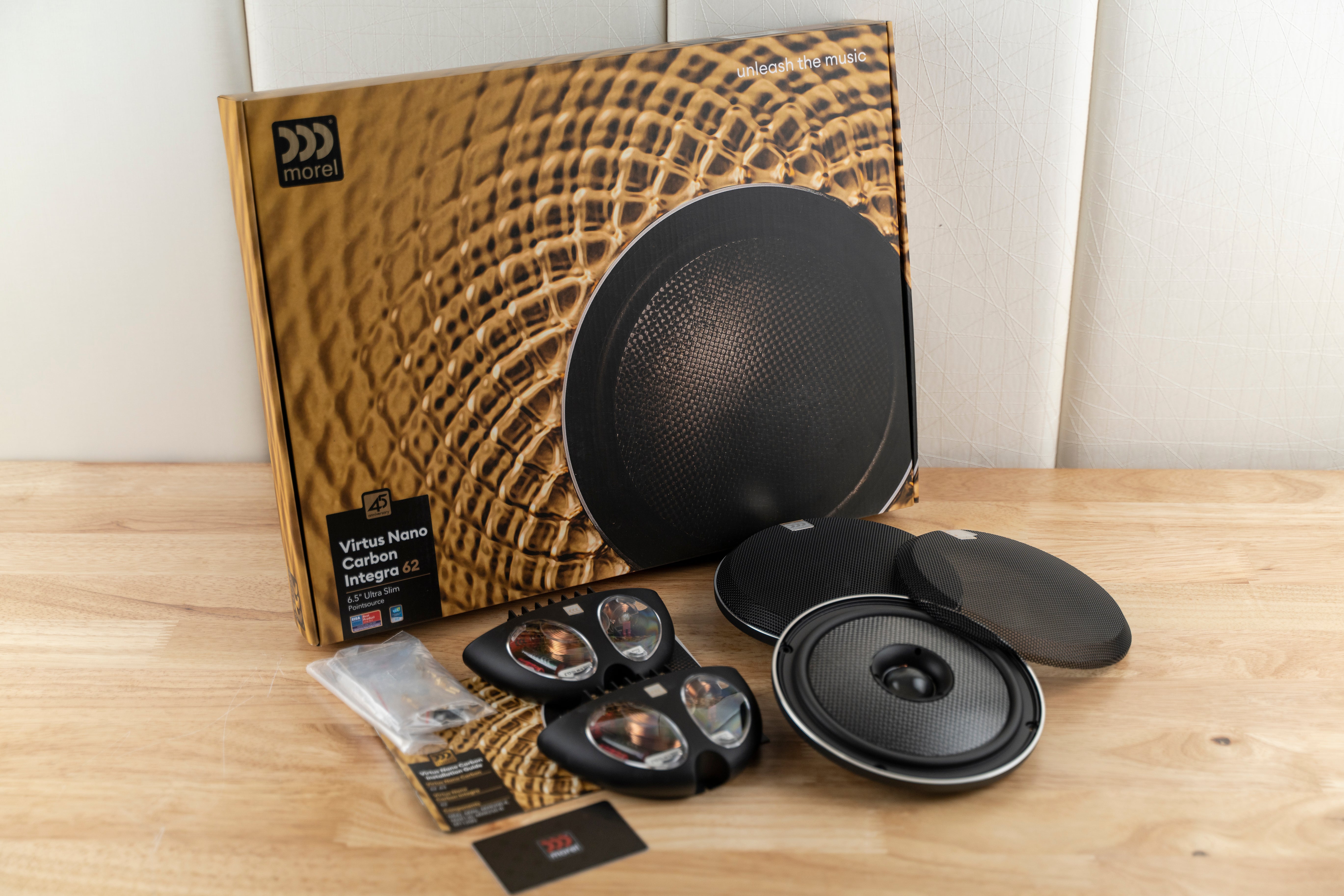Morel Virtus Nano Carbon Integra 62 | 6.5" Coaxial Component Set